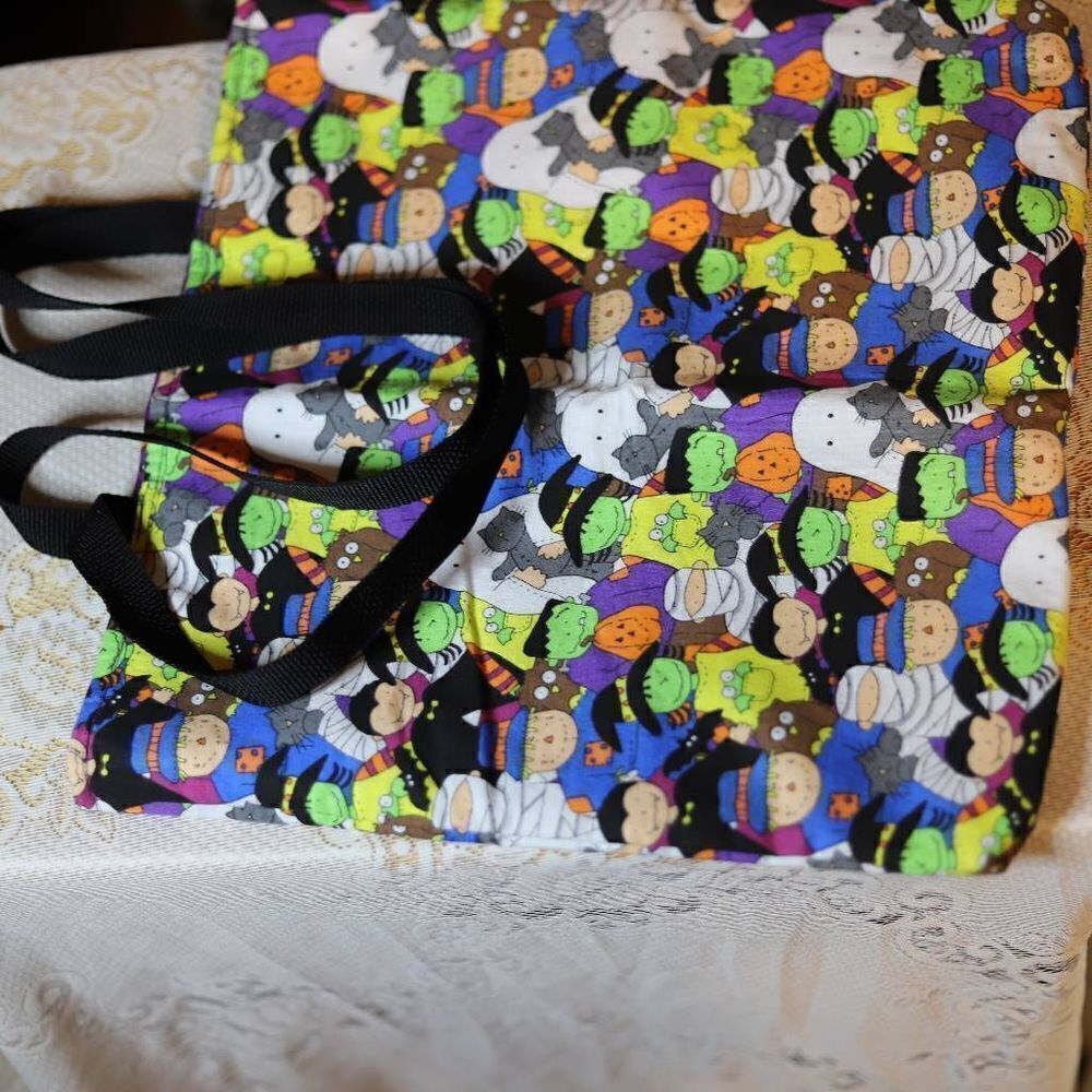 Halloween Handmade Tote Bag
